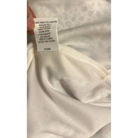 Rabbit Rabbit Rabbit Women's White and Sky Blue Laced Dress Size 16 Sku 2292 - Picture 14 of 16